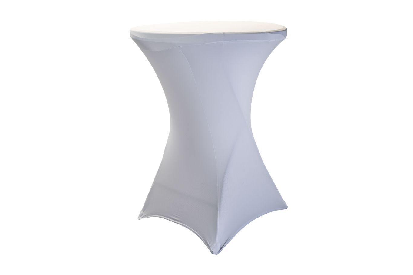 AKCE! Bistro stolek koktejlový 60 cm s ubrusem ZDARMA Barva ubrusu: BÍLÁ / WHITE
