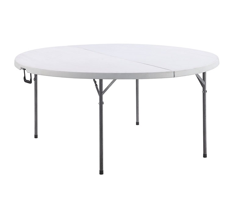 TENTino Skládací stůl průměr 180 cm PŮLENÝ