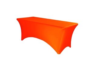 TENTino Elastický potah EXTREME na skládací stůl 180-183x76 cm VÍCE BAREV Barva ubrusu: ORANŽOVÁ / ORANGE