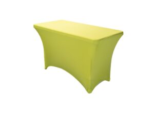TENTino Elastický potah EXTREME na skládací stůl 120-122x60 cm VÍCE BAREV Barva ubrusu: SVÍTIVĚ ŽLUTÁ / YELLOW