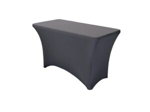 TENTino Elastický potah EXTREME na skládací stůl 120-122x60 cm VÍCE BAREV Barva ubrusu: TMAVĚ ŠEDÁ / ANTRACIT