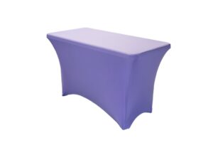 TENTino Elastický potah EXTREME na skládací stůl 120-122x60 cm VÍCE BAREV Barva ubrusu: LEVANDULOVÁ / LAVENDER