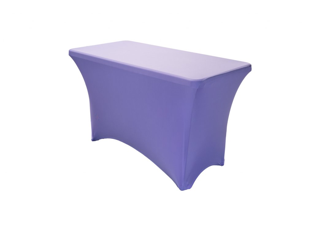 TENTino Elastický potah EXTREME na skládací stůl 120-122x60 cm VÍCE BAREV Barva ubrusu: LEVANDULOVÁ / LAVENDER