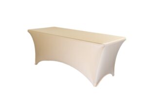 TENTino Elastický potah EXTREME na skládací stůl 150-152x76 cm VÍCE BAREV Barva ubrusu: ŠAMPAŇ / CHAMPAGNE