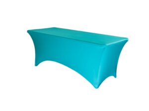 TENTino Elastický potah EXTREME na skládací stůl 150-152x76 cm VÍCE BAREV Barva ubrusu: TYRKYSOVÁ / TURQUOISE