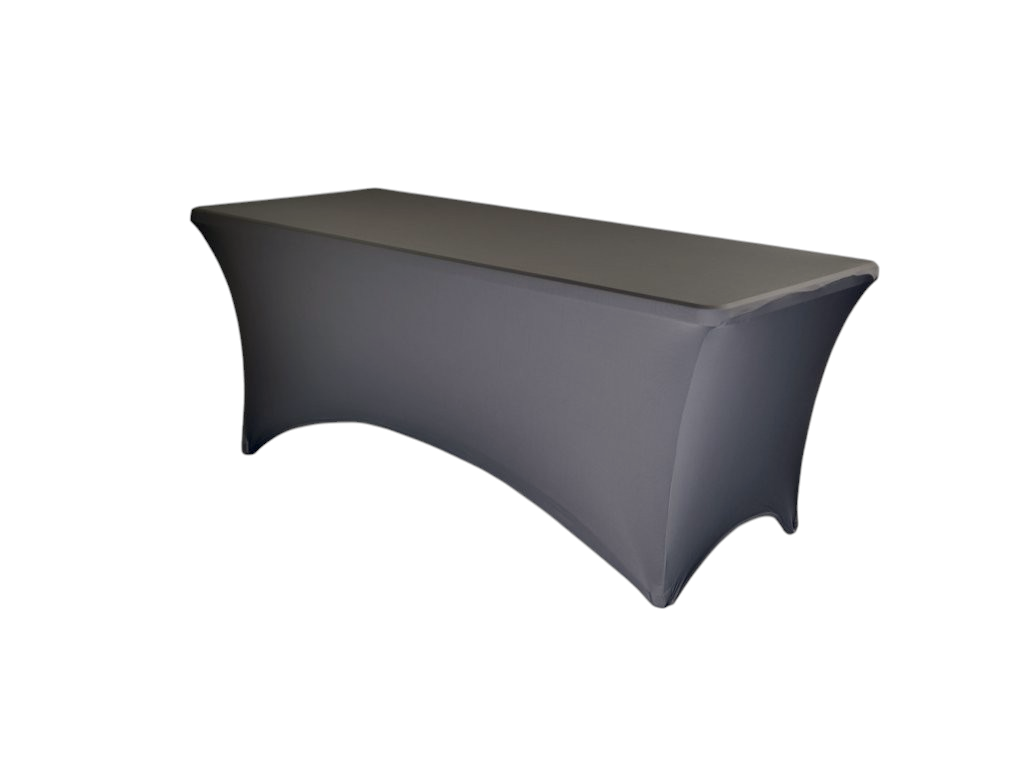 TENTino Elastický potah EXTREME na skládací stůl 150-152x76 cm VÍCE BAREV Barva ubrusu: TMAVĚ ŠEDÁ / ANTRACIT