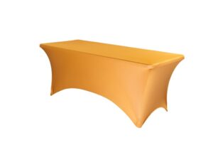 TENTino Elastický potah EXTREME na skládací stůl 150-152x76 cm VÍCE BAREV Barva ubrusu: ZLATÁ / GOLD