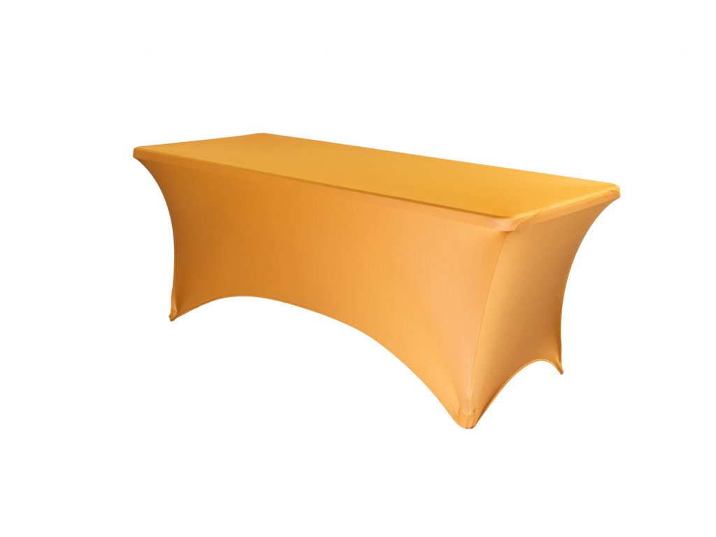 TENTino Elastický potah EXTREME na skládací stůl 150-152x76 cm VÍCE BAREV Barva ubrusu: ZLATÁ / GOLD