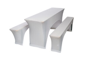 TENTino Elastický potah EXTREME na pivní set 200x50 - 200x70 cm Barva ubrusu: BÍLÁ / WHITE