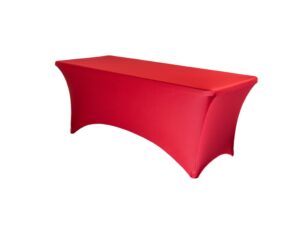 TENTino Elastický potah STANDARD na skládací stůl 240x76 cm VÍCE BAREV Barva ubrusu: ČERVENÁ / RED
