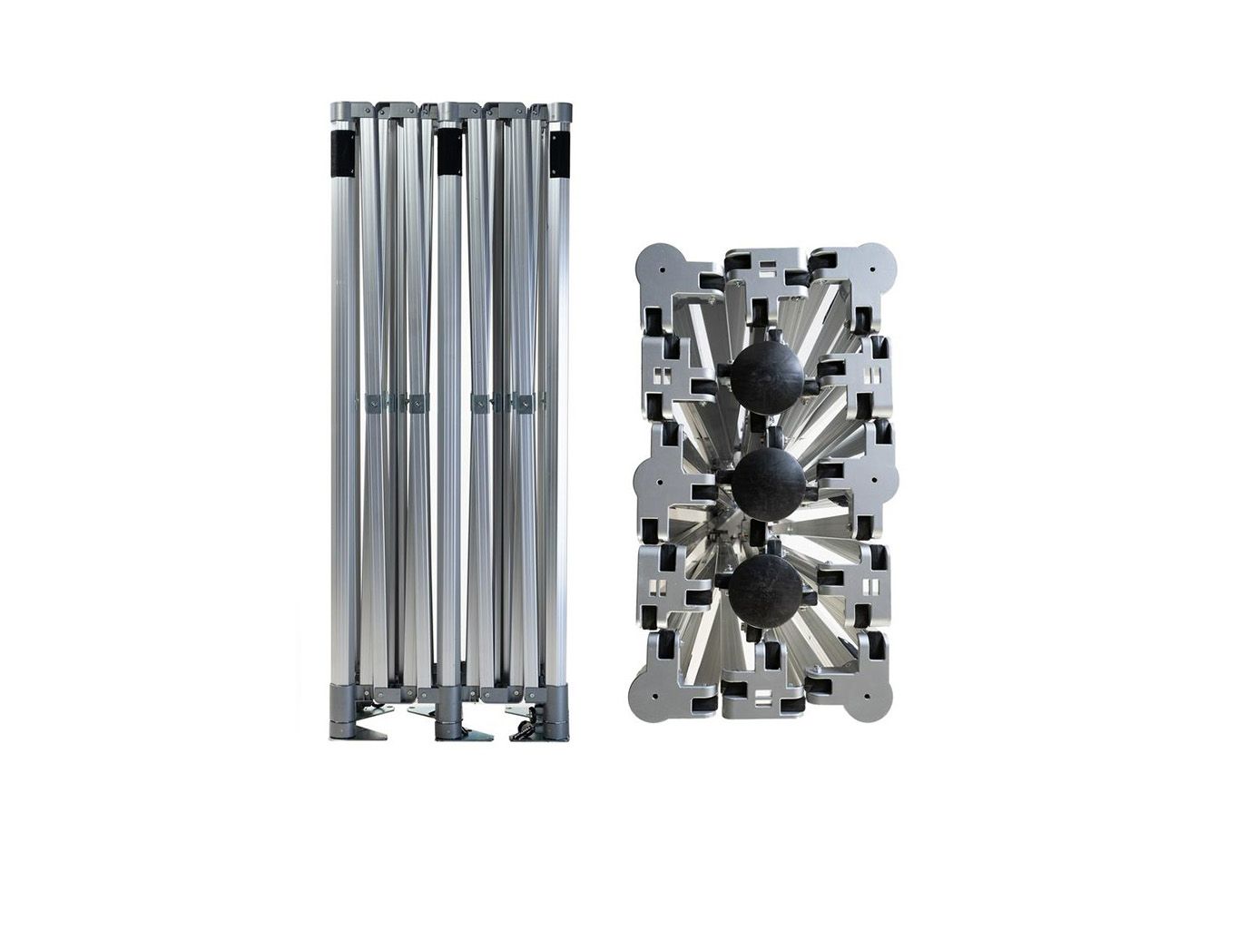 TENTino Konstrukce nůžkového párty stanu BIG HEXAGON EXTRA HIGH ROOF 3x6 m /6 noh bez opláštění