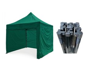 TENTino Nůžkový párty stan 3x3 m STEEL HEXAGON Barva opláštění (Zvolte variantu): 9A - ZELENÁ