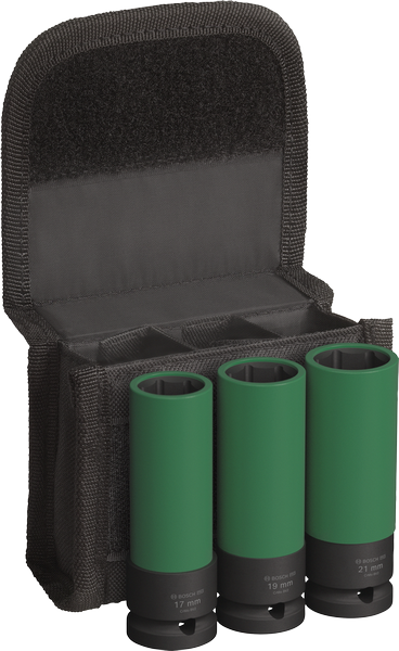 Sada nástavců (1/2") Bosch PRO 3ks (17/19/21 mm)
