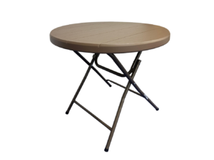 TENTino Kavárenský stolek nízký 80 cm - IMITACE DŘEVA