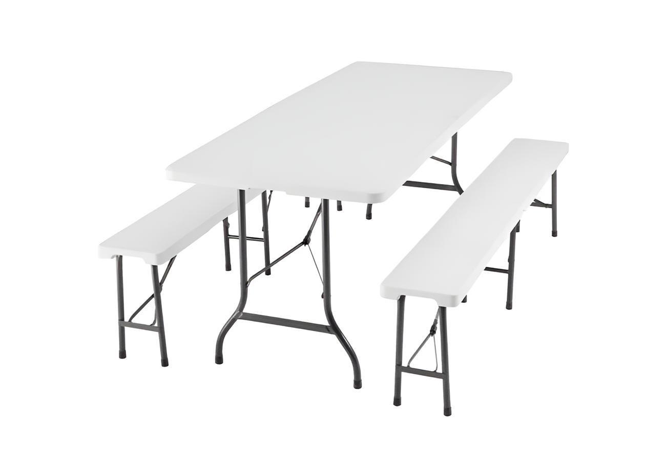 TENTino Plastový pivní set skládací - 240 cm