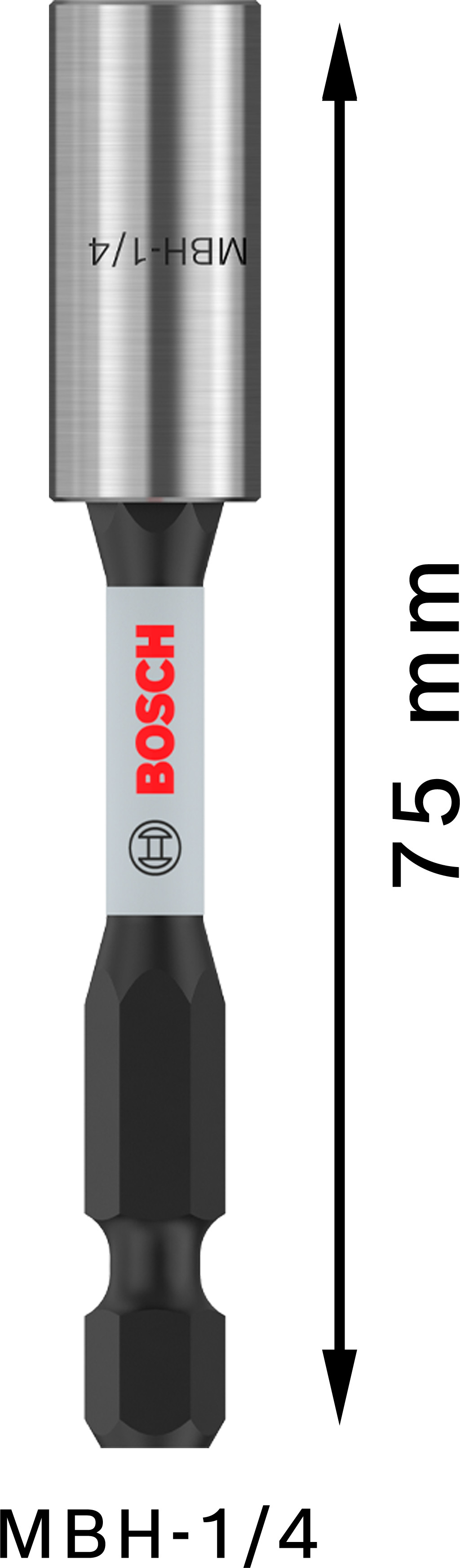 Držák bitu 1/4" Bosch PRO IMPACT Dostupné varianty: Držák bitu 1/4" Bosch PRO IMPACT 75 mm