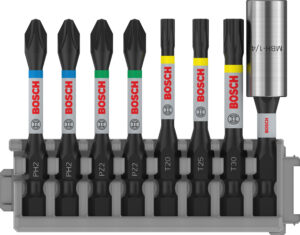 8dílná sada šroubovacích bitů Bosch PRO Impact Set Pick and Click
