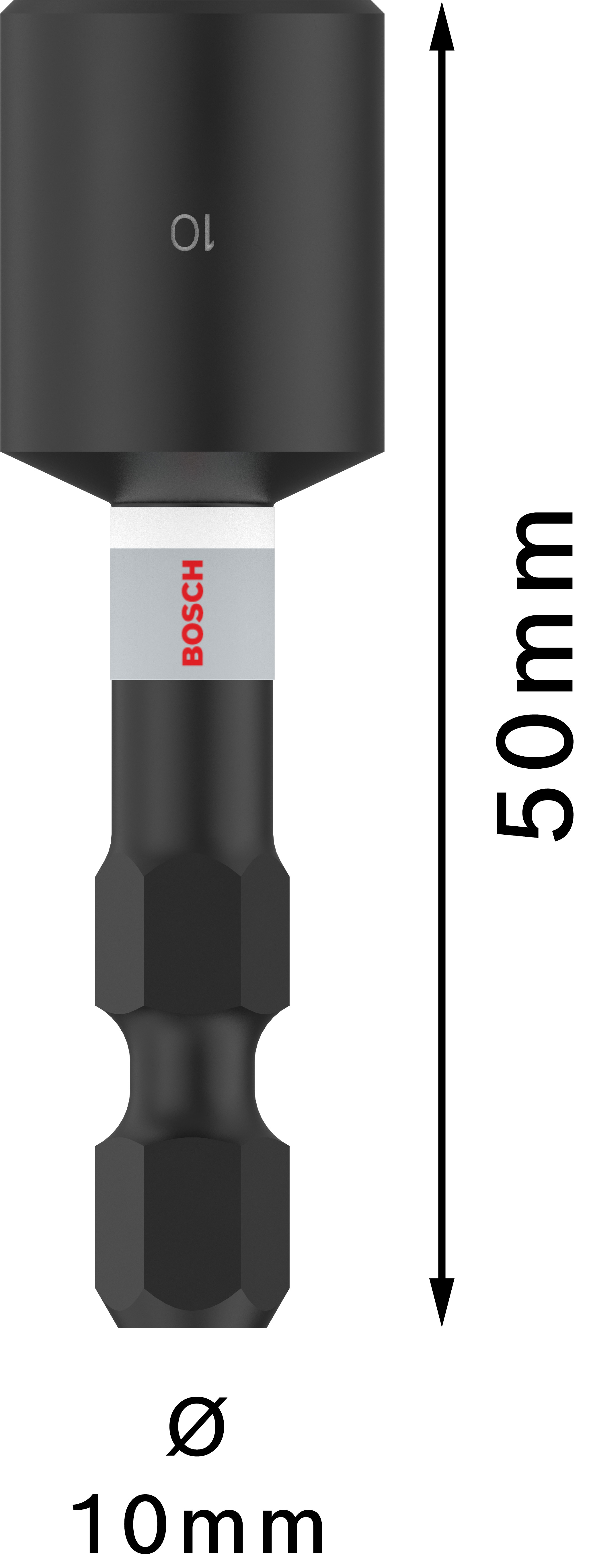 Nástrční klíč 1/4" Bosch PRO IMPACT Dostupné varianty: Nástrční klíč 1/4" Bosch PRO IMPACT 10 mm
