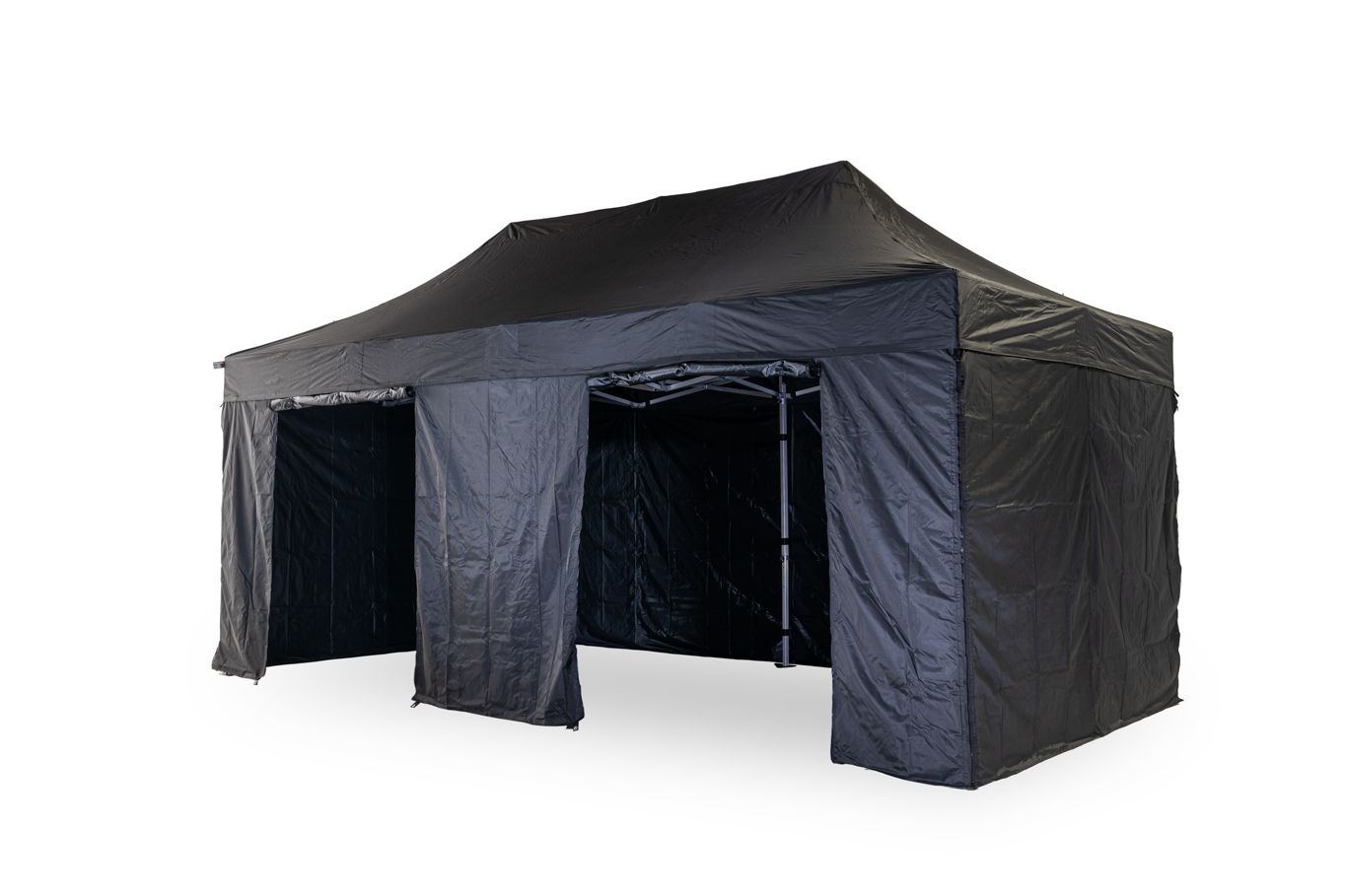 TENTino OPLÁŠTĚNÍ NA 4x6 m /4 BIG HEXAGON EXTRA HIGH ROOF Barva opláštění (Zvolte variantu): 11A - ČERNÁ
