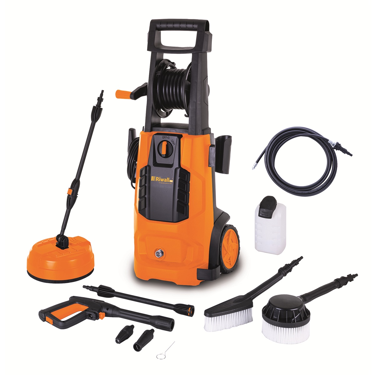 Elektrická tlaková myčka Riwall PRO REPW 180 SET