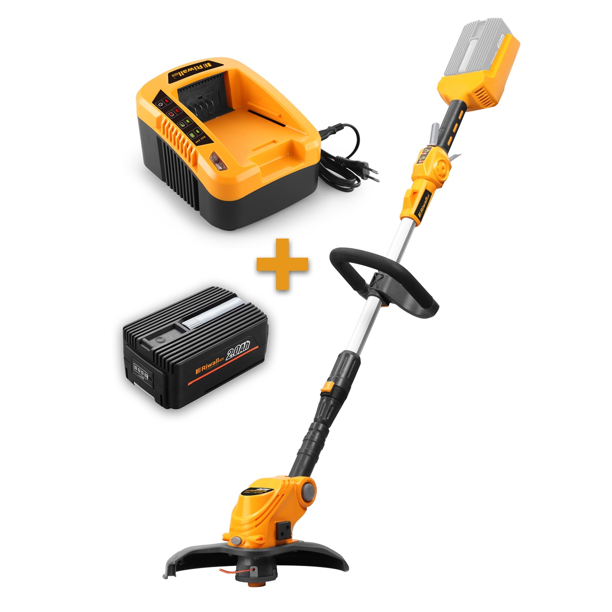 Aku vyžínač 40 V Riwall PRO RALT 3040 set