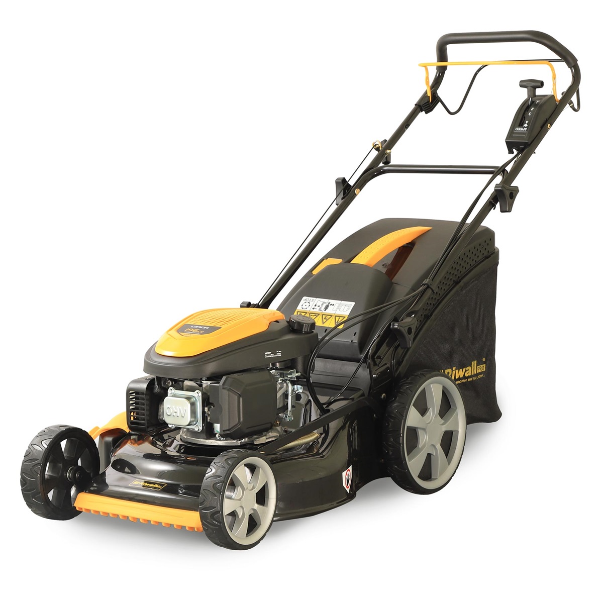 Benzínová multifunkční travní sekačka 4 v 1 Riwall PRO RPM 5155 V PRO