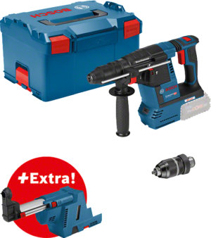 Aku pneumatické kladivo Bosch GBH 18V-26F + GDE