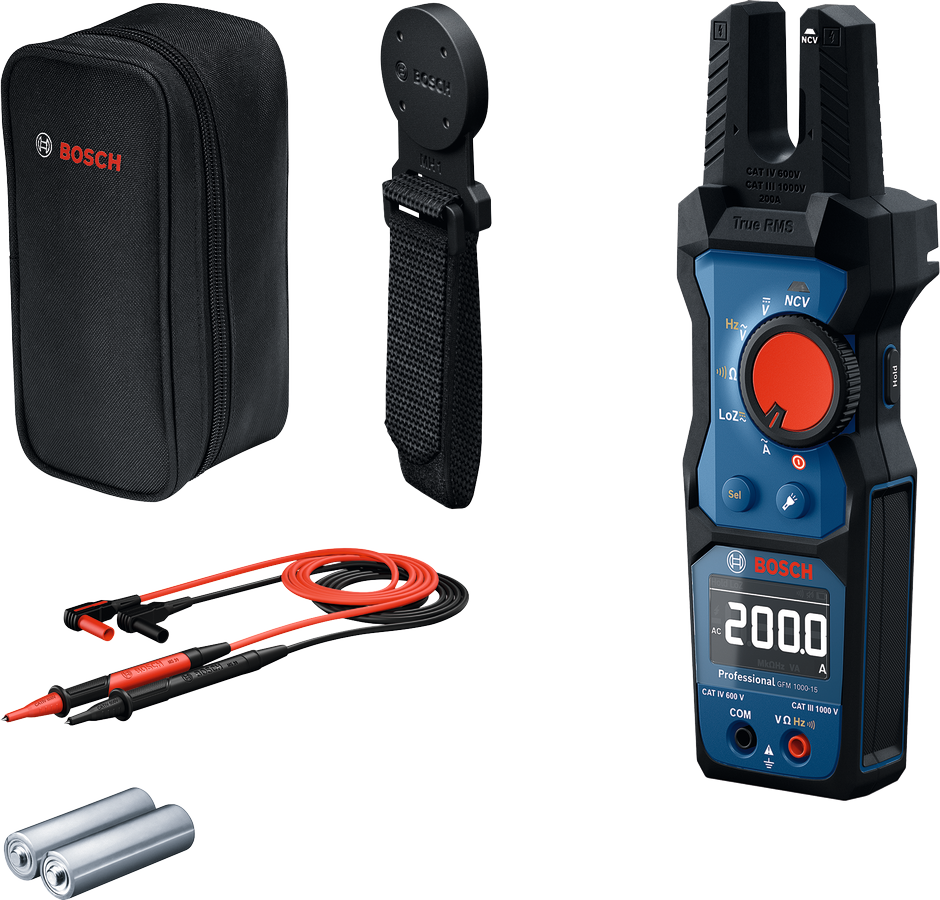 Zkoušečka napětí Bosch GFM 1000-15+MH1