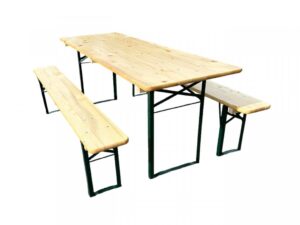 TENTino Profi pivní zahradní set PINIE 220x70 cm - STŮL + 2x LAVICE