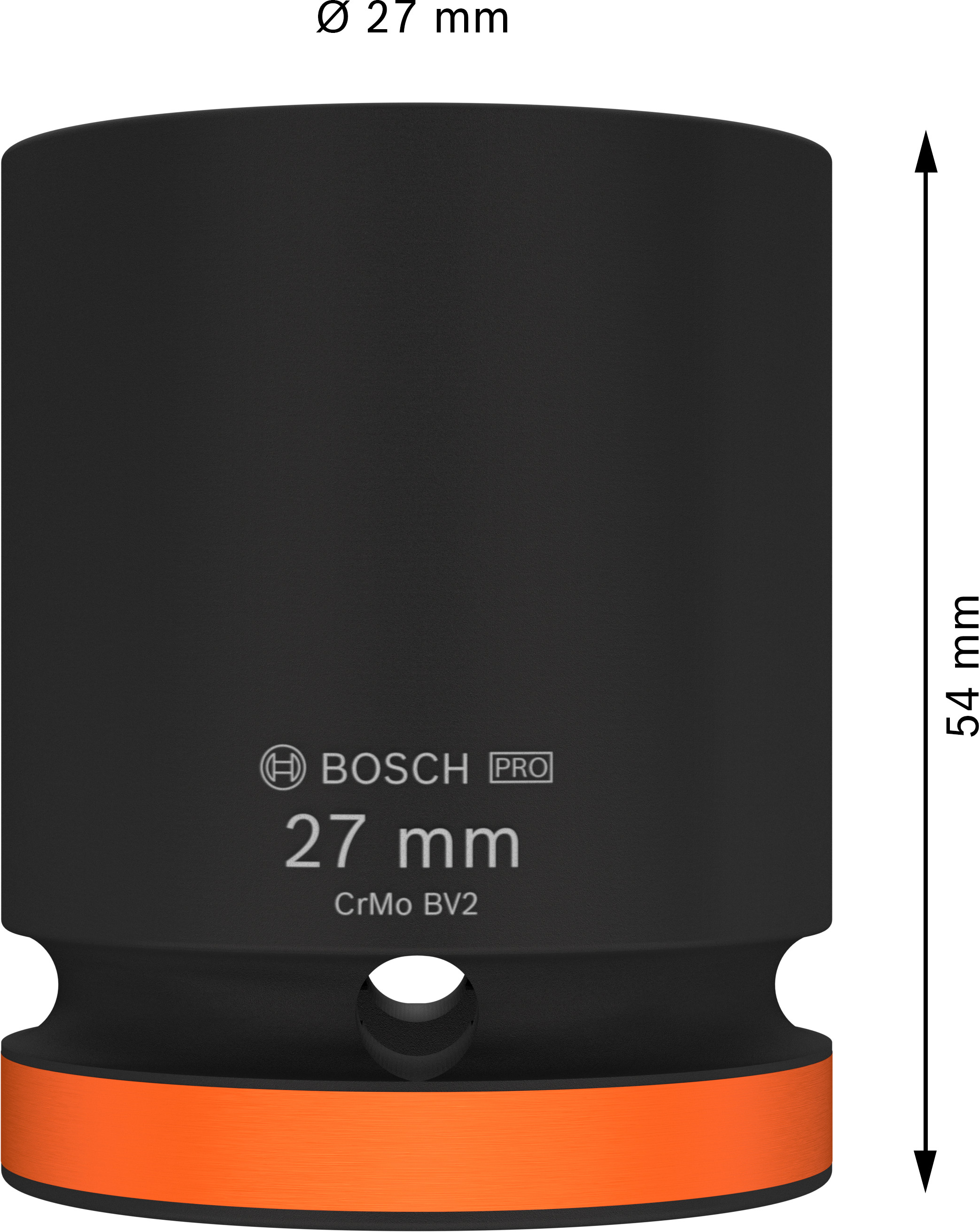 Průmyslová hlavice 3/4" Bosch PRO IMPACT Dostupné varianty: Průmyslová hlavice 3/4" Bosch PRO IMPACT 27 mm