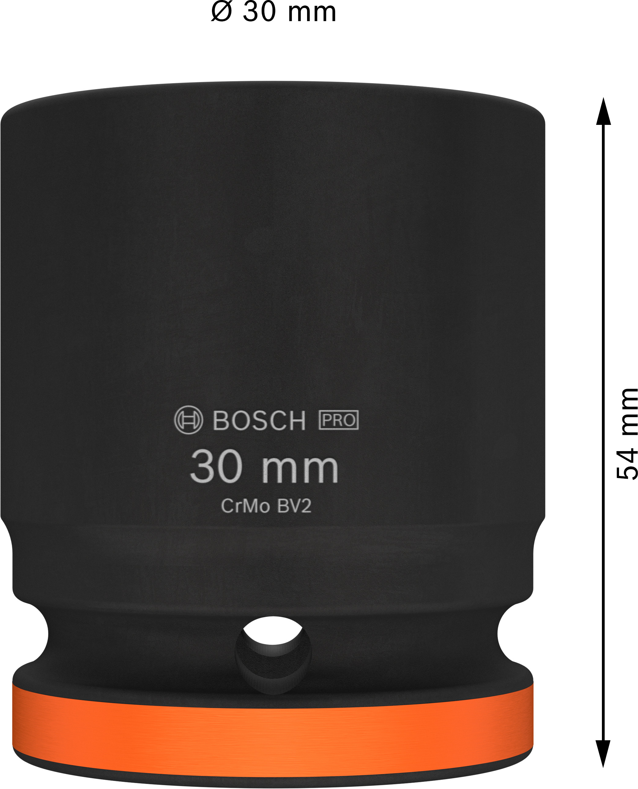 Průmyslová hlavice 3/4" Bosch PRO IMPACT Dostupné varianty: Průmyslová hlavice 3/4" Bosch PRO IMPACT 30 mm