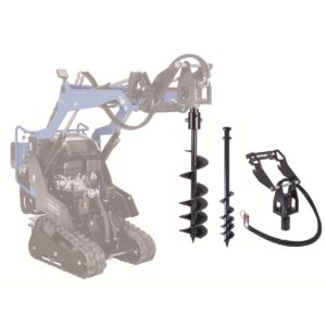 SET pohonu pro zemní vrtáky Scheppach  + zemní vrtáky 100 a 200 mm