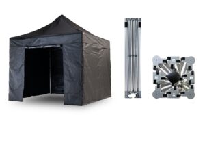 Nůžkový párty stan 4x4 m TENTino BIG HEXAGON EXTREME EXTRA HIGH ROOF Barva opláštění (Zvolte variantu): 3A - BÉŽOVÁ