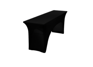 TENTino Elastický potah STANDARD na pivní stůl 200x50 - 200x70 cm Barva ubrusu: ČERNÁ / BLACK