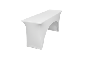 TENTino Elastický potah STANDARD na pivní stůl 220x50 - 220x70 cm Barva ubrusu: BÍLÁ / WHITE