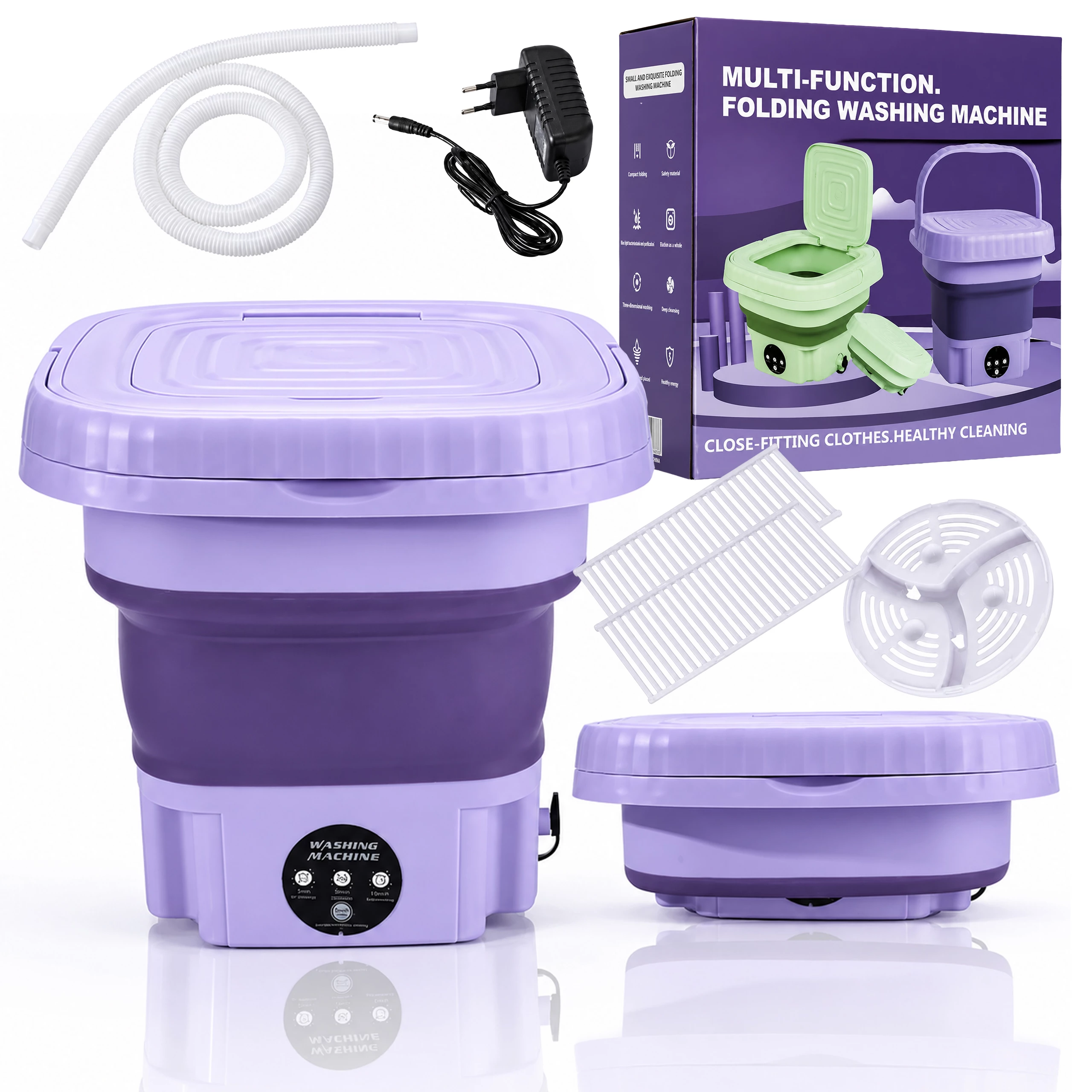Jipos Tools Mini přenosná pračka 8l