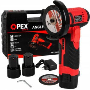 Jipos Tools Aku úhlová bruska mini 2x12V 28003 OPEX