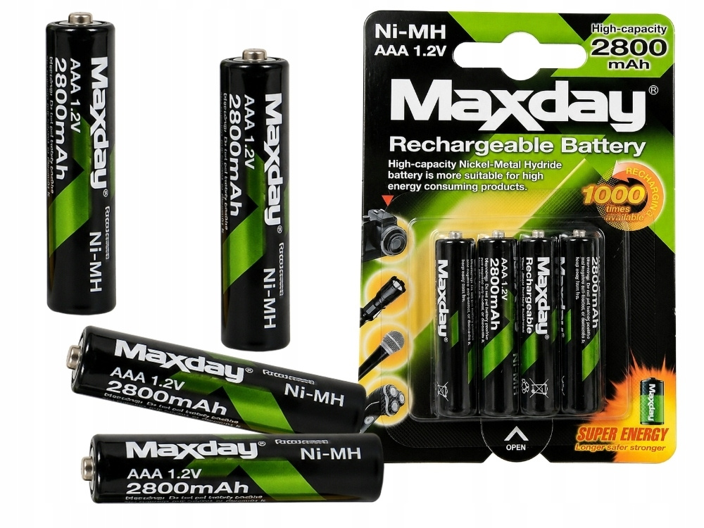 Jipos Tools Dobíjecí baterie AAA 4ks