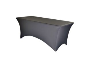 TENTino Elastický potah STANDARD na skládací stůl 152x76 cm VÍCE BAREV Barva ubrusu: TMAVĚ ŠEDÁ / ANTRACIT