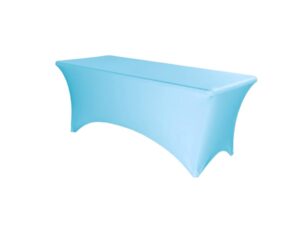 TENTino Elastický potah STANDARD na skládací stůl 152x76 cm VÍCE BAREV Barva ubrusu: SVĚTLE MODRÁ / SKY BLUE