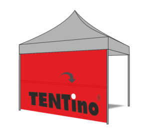 TENTino Našití tunýlku na bočnici + teleskop 4
