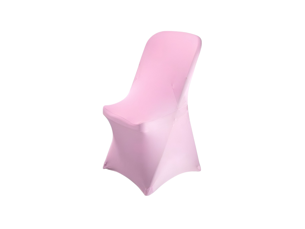 TENTino Elastický potah na skládací židli PTH01 Barva ubrusu: SVĚTLE RŮŽOVÁ / PINK