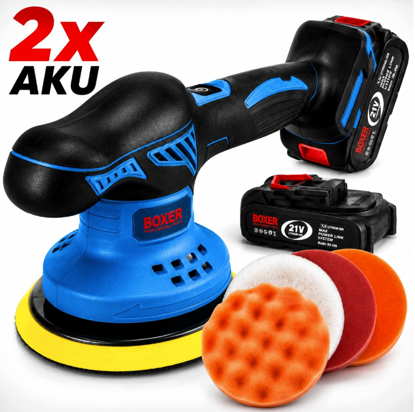 Aku leštička na auto BX098 BOXER